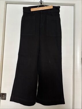 Joe's Jeans Black Wide Leg Flare Jeans